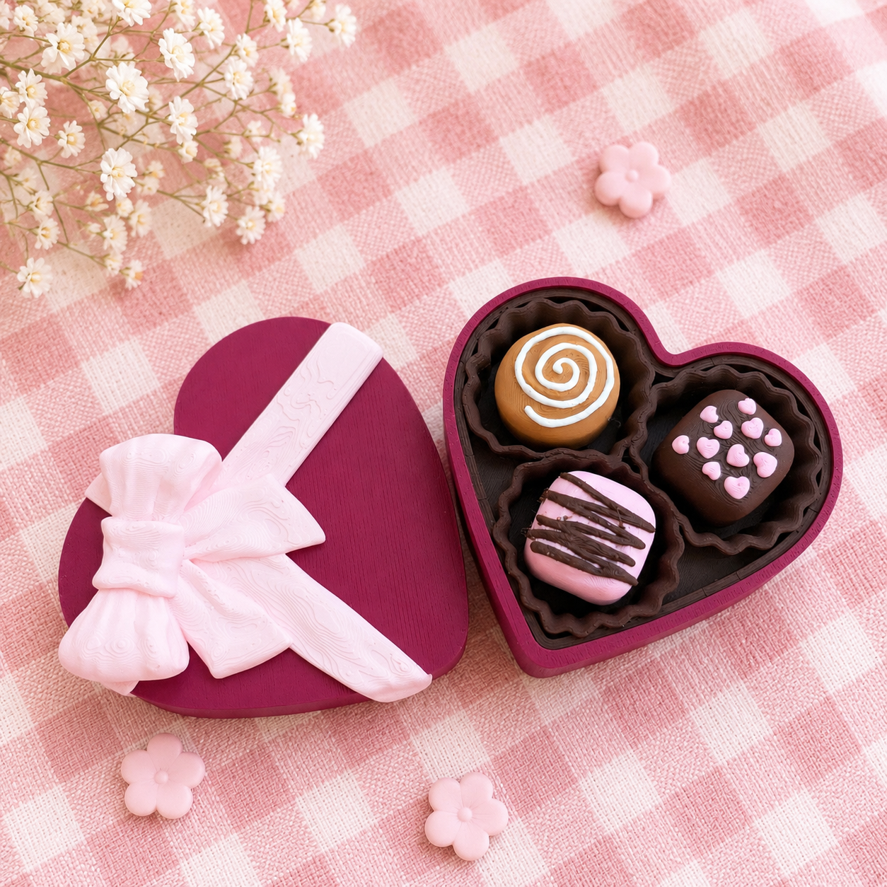 Chocolate Box Multi Clicker - Rose