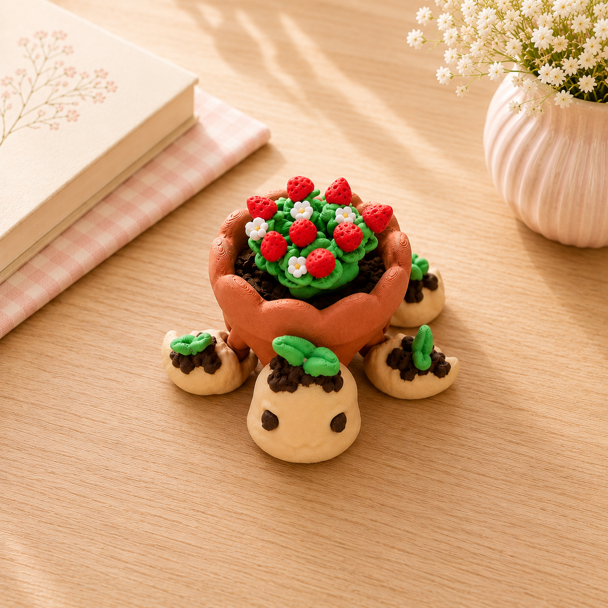 Garden Flexi Strawberry Turtle Single Clicker