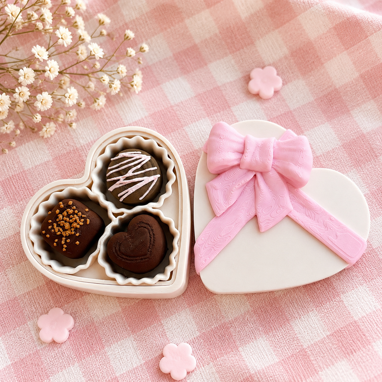 Chocolate Box Multi Clicker - Light Pink