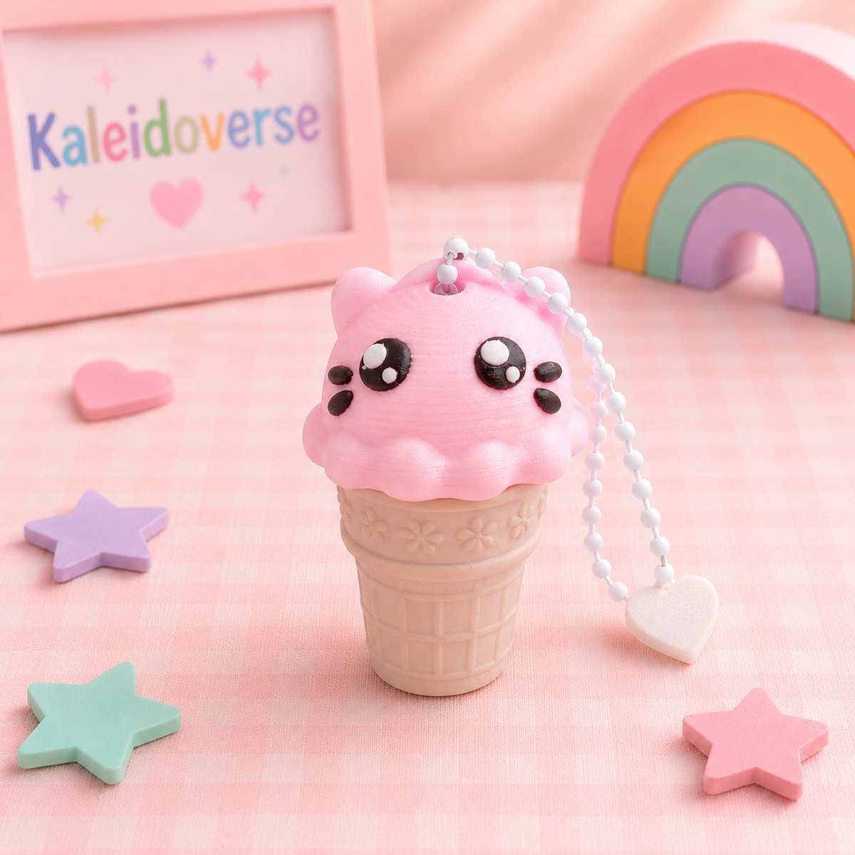 Kitty Strawberry Ice Cream Clicker