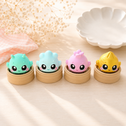 Dumpling Single Clicker with Keychain