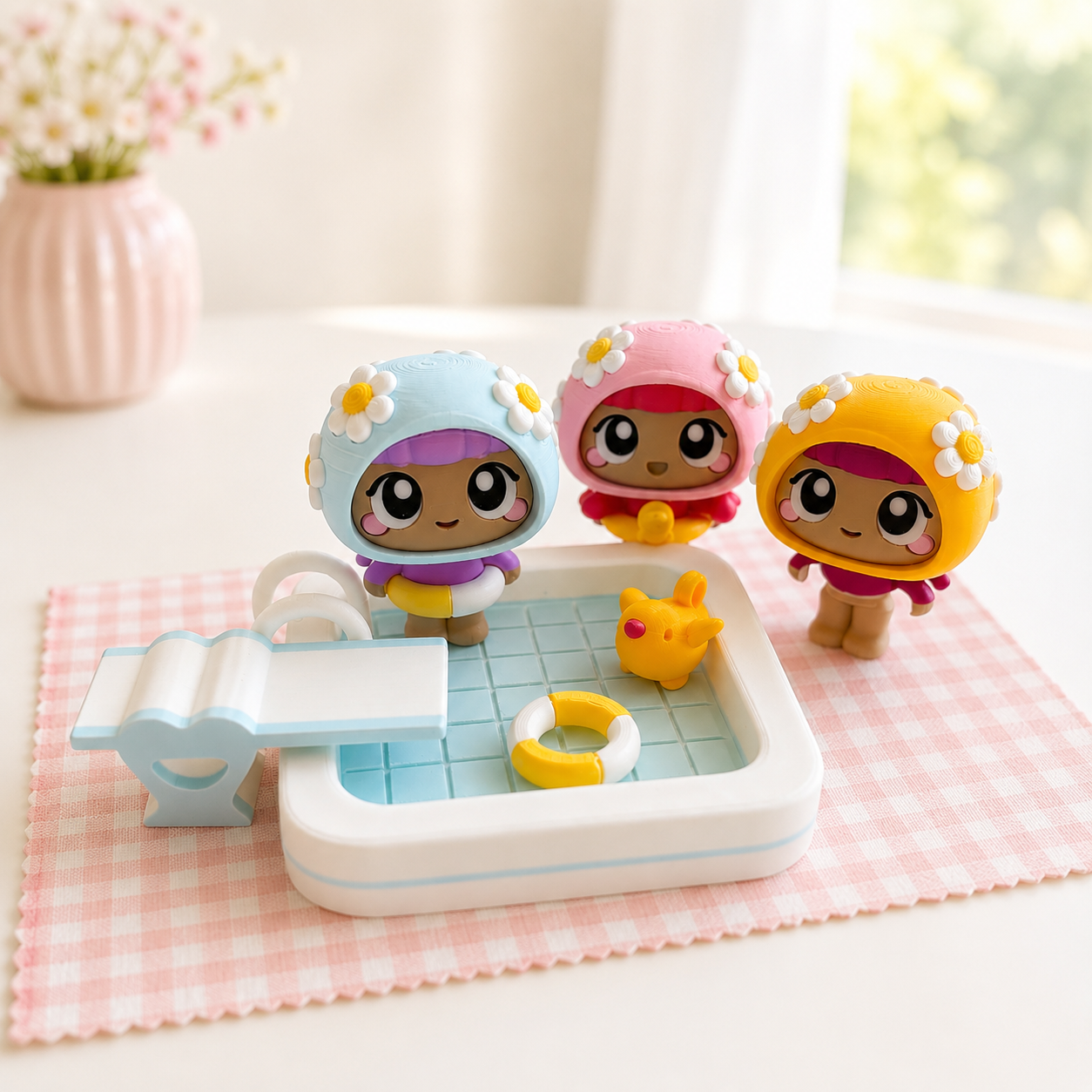 Summer Girlies Pool Party Playset